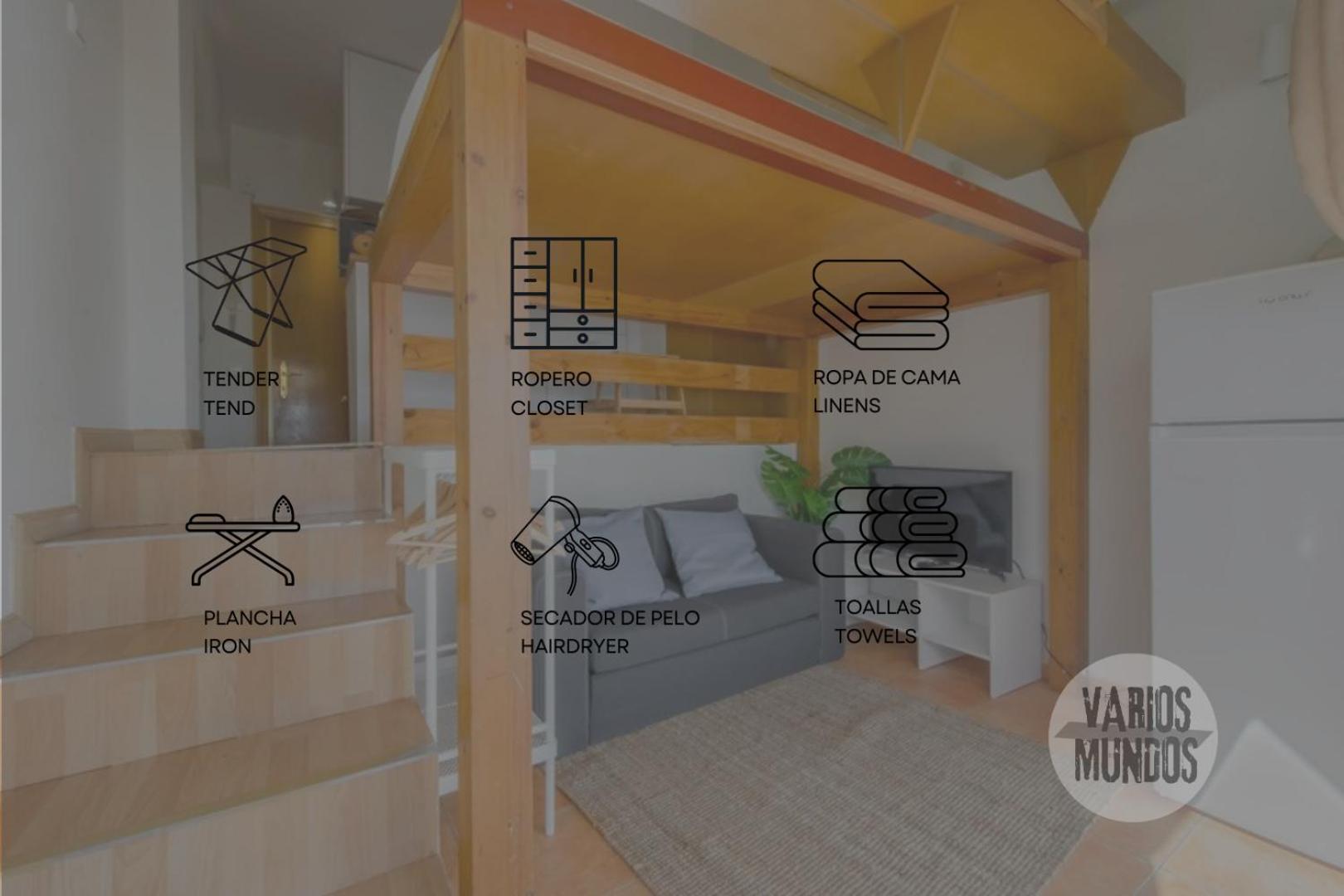 마드리드 Nuevo Atico Loft 1Hab 3Pax En La Plaza De Chueca 아파트 외부 사진